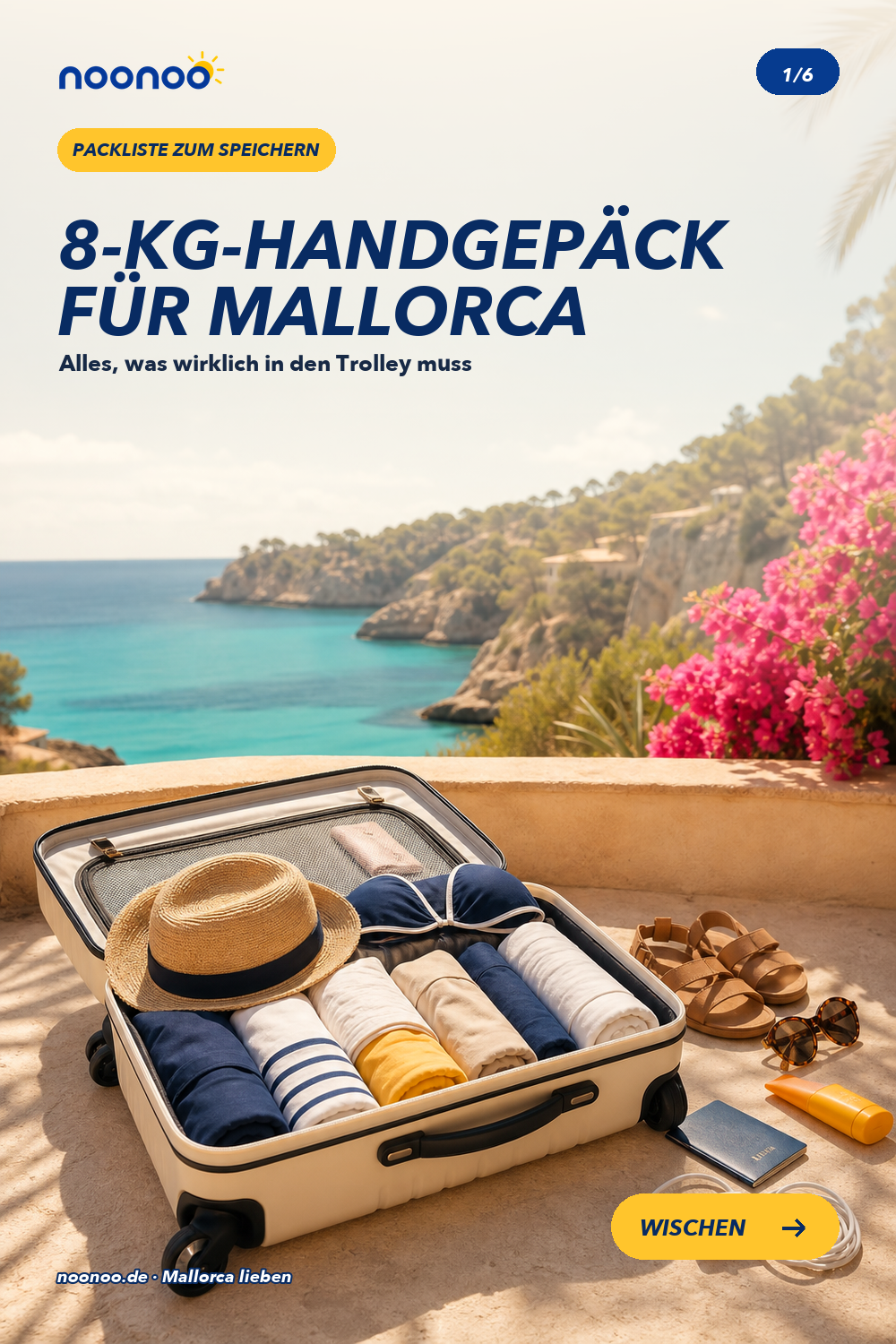 8-kg-Handgepäck für Mallorca: die komplette Packliste