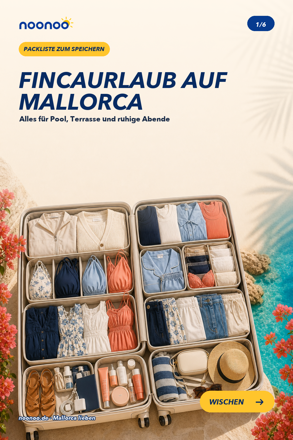 Fincaurlaub auf Mallorca: Packliste für Selbstversorger