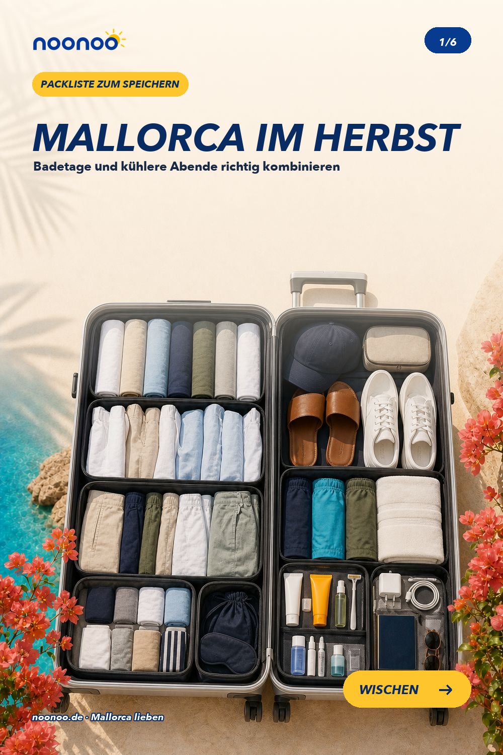 Mallorca im Herbst: Packliste für Strand und Ausflüge