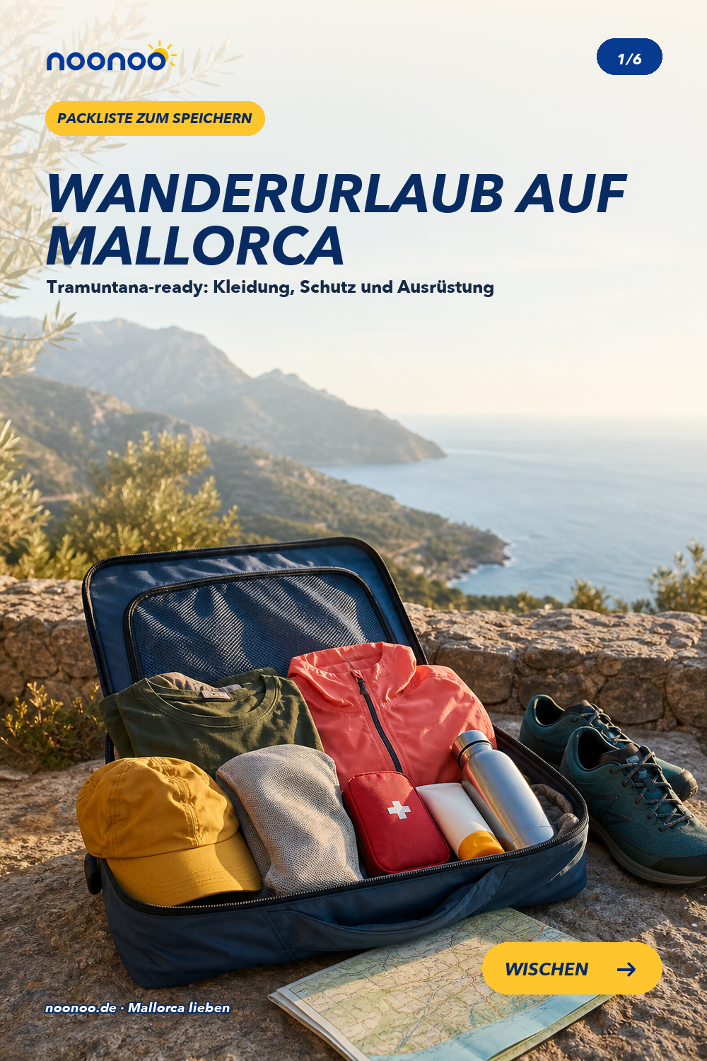 Wanderurlaub auf Mallorca: Packliste für die Tramuntana