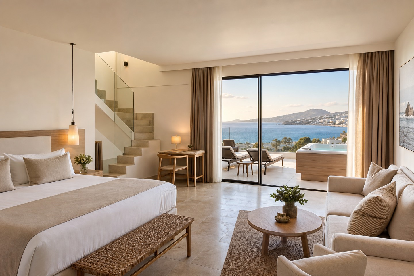 KI-generiertes redaktionelles Stimmungsbild für den Hotelcheck des Protur Alicia Hotel
