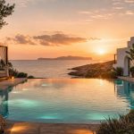 KI-generierte Pool- und Meerstimmung für das Universal Hotel Cabo Blanco – Adults Only in Colònia de Sant Jordi